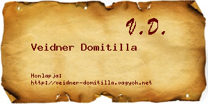 Veidner Domitilla névjegykártya